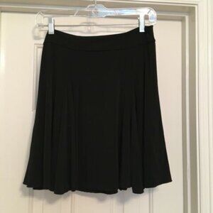 Black Stretch Circle Skirt, Wash and Wear